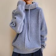 Lilly™  | Sweter z golfem z wełny merino